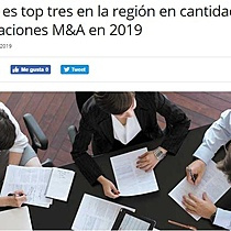 Chile es top tres en la regin en cantidad de operaciones M&A en 2019